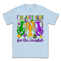 Dusty Blue I'm just here for the Crawfish Classic Tee - HowdyJamesFarm