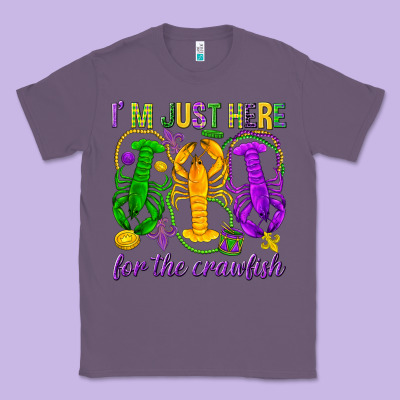I'm Just Here For The Crawfish Classic Tee Designed By Howdyjamesfarm