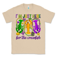 Mushroom I'm just here for the Crawfish Classic Tee - HowdyJamesFarm