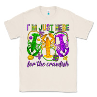 Natural I'm just here for the Crawfish Classic Tee - HowdyJamesFarm