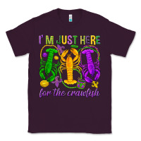 Plum I'm just here for the Crawfish Classic Tee - HowdyJamesFarm