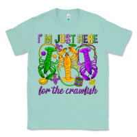Seafoam I'm just here for the Crawfish Classic Tee - HowdyJamesFarm