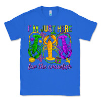 True Royal I'm just here for the Crawfish Classic Tee - HowdyJamesFarm