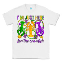 White I'm just here for the Crawfish Classic Tee - HowdyJamesFarm