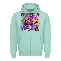 Seafoam wicked cute too cute to spook Zipper Hoodie - BarkalooDesign