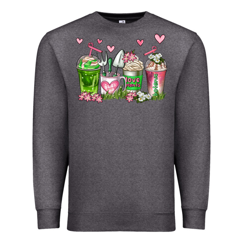 Botanic Coffee Cups Premium Sweatshirt by AdoDesignShop | Teevron