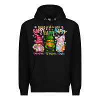 Black Happiness All Around Happy Valentines Patrick East Premium Hoodie - CowhideDigitalArt