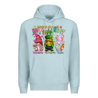 Blue Mist Happiness All Around Happy Valentines Patrick East Premium Hoodie - CowhideDigitalArt
