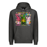 Charcoal Heather Happiness All Around Happy Valentines Patrick East Premium Hoodie - CowhideDigitalArt