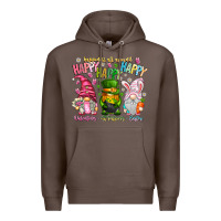 Coffee Happiness All Around Happy Valentines Patrick East Premium Hoodie - CowhideDigitalArt