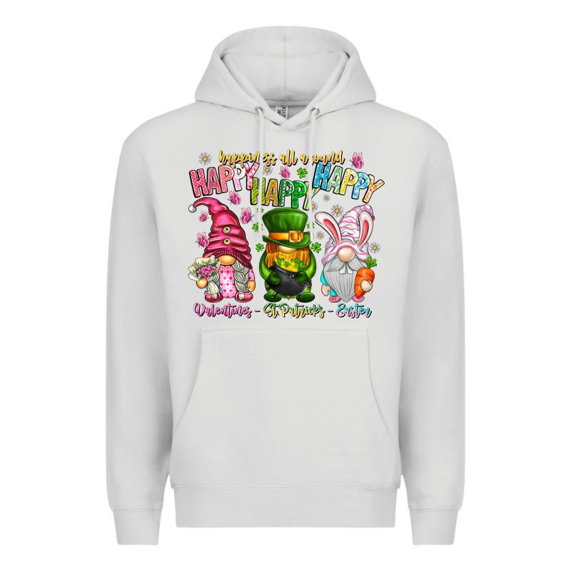 Happiness All Around Happy Valentines Patrick East Premium Hoodie by CowhideDigitalArt | Teevron
