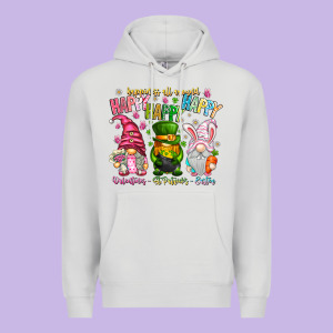 Happiness All Around Happy Valentines Patrick East Premium Hoodie Designed By Cowhidedigitalart