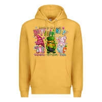 Mustard Happiness All Around Happy Valentines Patrick East Premium Hoodie - CowhideDigitalArt