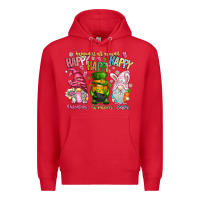Red Happiness All Around Happy Valentines Patrick East Premium Hoodie - CowhideDigitalArt