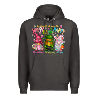 Smoke Happiness All Around Happy Valentines Patrick East Premium Hoodie - CowhideDigitalArt