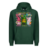 Sports Green Happiness All Around Happy Valentines Patrick East Premium Hoodie - CowhideDigitalArt