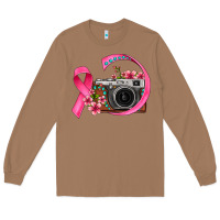 Toasted Coconut floral cancer ribbon vintage camera Long Sleeve Tee - FaDigitalArtStudio