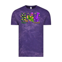 Cloud Purple Peace Love Crawfish Vintage Tee - HowdyJamesFarm