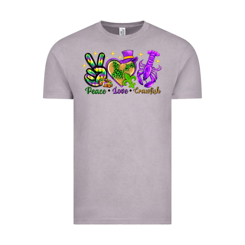 Peace Love Crawfish Vintage Tee by HowdyJamesFarm | Teevron