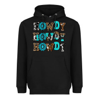 Black howdy howdy howdy Heavyweight Hoodie - AdoDesignShop
