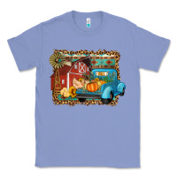 Colony Blue Farm Life Fall Barn And Truck Classic Tee - Artiststas