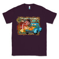 Plum Farm Life Fall Barn And Truck Classic Tee - Artiststas