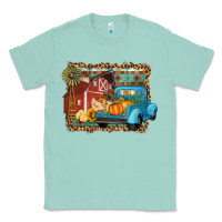 Seafoam Farm Life Fall Barn And Truck Classic Tee - Artiststas