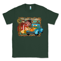 Sports Green Farm Life Fall Barn And Truck Classic Tee - Artiststas