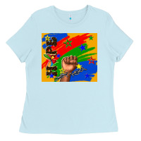Baby Blue Hope Ladies Tee - TumblerDesignByShophia