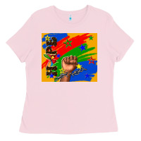 Bubblegum Pink Hope Ladies Tee - TumblerDesignByShophia