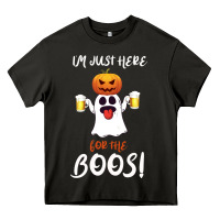 Asphalt I'm Just Here For The Boos Heavy Core Tee - Bettercallsaul