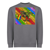 Storm lgbtq dinosaur t rex tumbler Heavyweight Sweatshirt - Artiststas