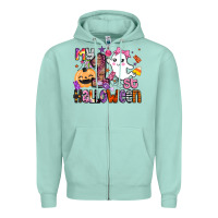 Seafoam my 1st halloween Zipper Hoodie - BarkalooDesign