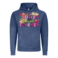 Vintage Denim cupid's favorite teacher Vintage Hoodie - OliviaCreatesArt