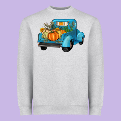 Fall Truck Heavyweight Sweatshirt Designed By Artiststas