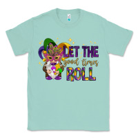 Seafoam Let the good times roll with gnome Classic Tee - HowdyJamesFarm