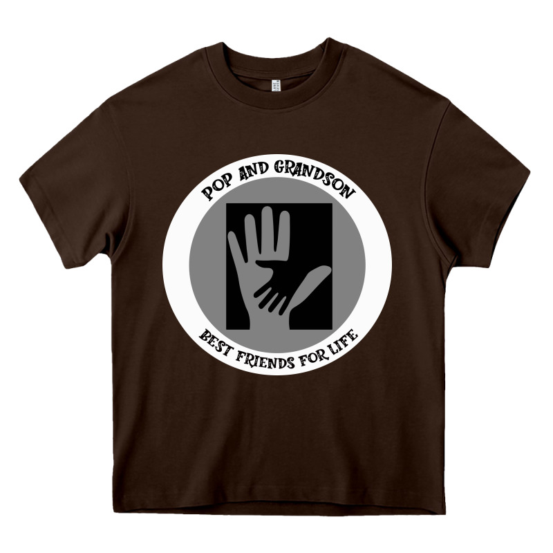 Pop Pop And Grandson Best Friends For Life Heavy Core Tee by Bettercallsaul | Teevron