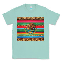 Seafoam serape leopard mexican Classic Tee - Jasminsmagicworld
