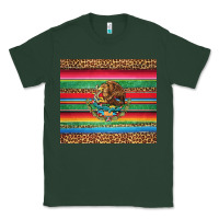 Sports Green serape leopard mexican Classic Tee - Jasminsmagicworld