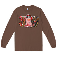 Chestnut joy with pig Long Sleeve Tee - RanaPortraitStore