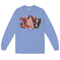 Colony Blue joy with pig Long Sleeve Tee - RanaPortraitStore
