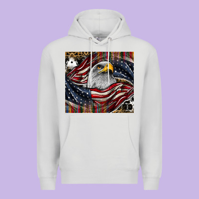 American Eagle Premium Hoodie Designed By Cowhidedigitalart