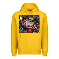 Lemon American eagle Premium Hoodie - CowhideDigitalArt