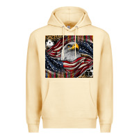 Pina Colada American eagle Premium Hoodie - CowhideDigitalArt