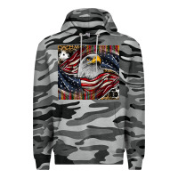 Slate Camo American eagle Premium Hoodie - CowhideDigitalArt