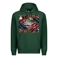 Sports Green American eagle Premium Hoodie - CowhideDigitalArt
