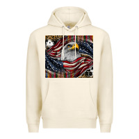 Tofu American eagle Premium Hoodie - CowhideDigitalArt