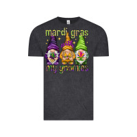 Vintage Black Mardi Gras with my gnomies Vintage Tee - HowdyJamesFarm