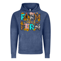 Vintage Denim farm sweet farm western  olivia Vintage Hoodie - OliviaCreatesArt