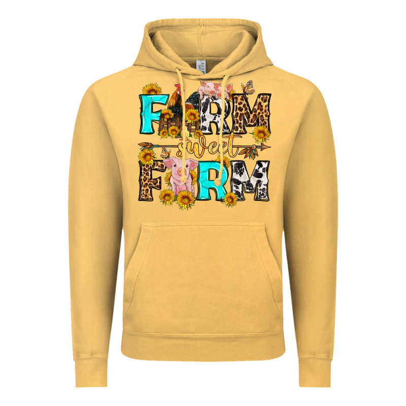 Farm Sweet Farm Western  Olivia Vintage Hoodie by OliviaCreatesArt | Teevron